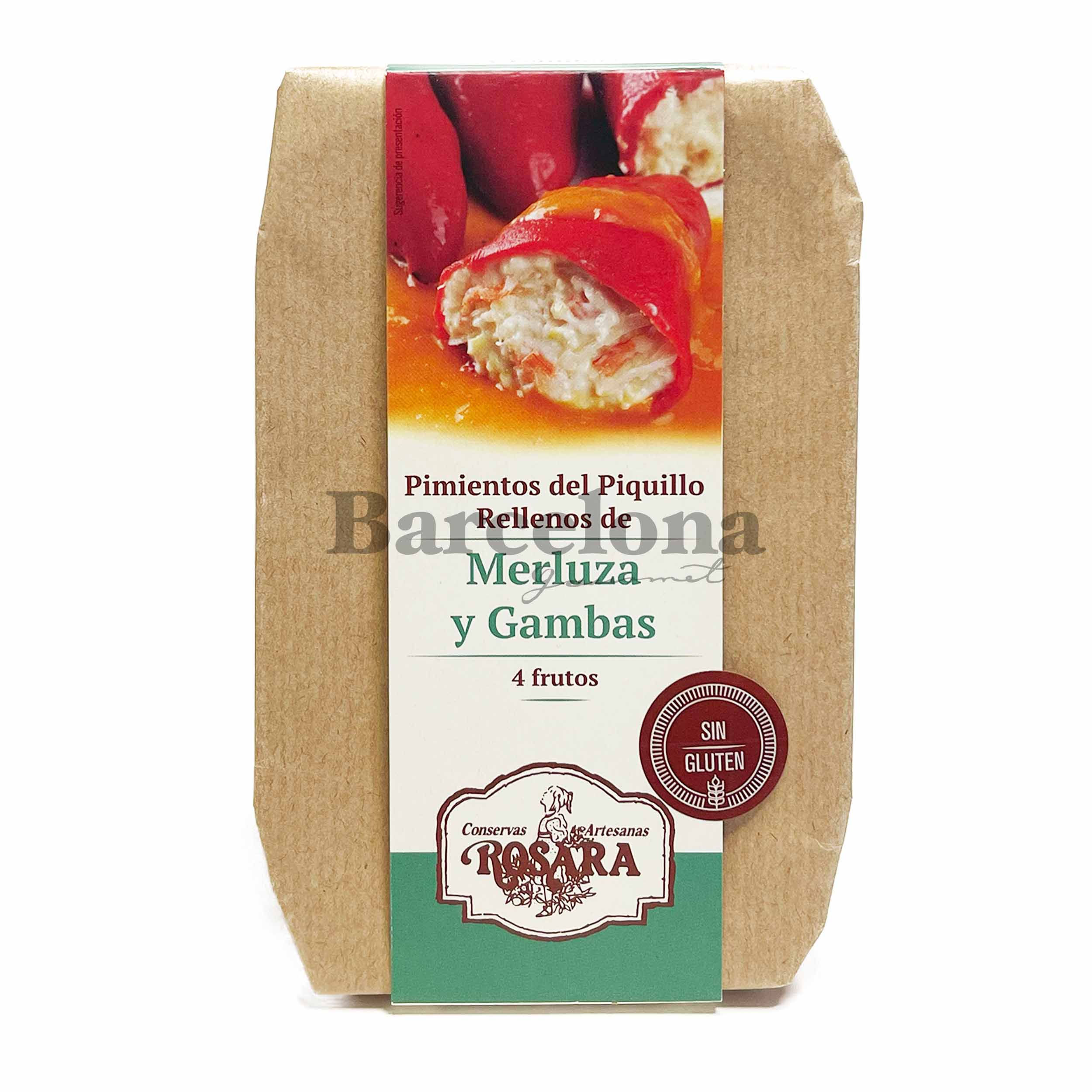 Rosara Piquillo Peppers Stuffed with Hake & Prawns