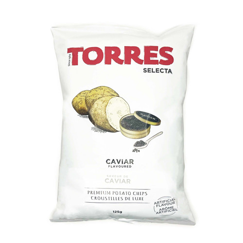 Caviar Potato Chips Barcelona Gourmet