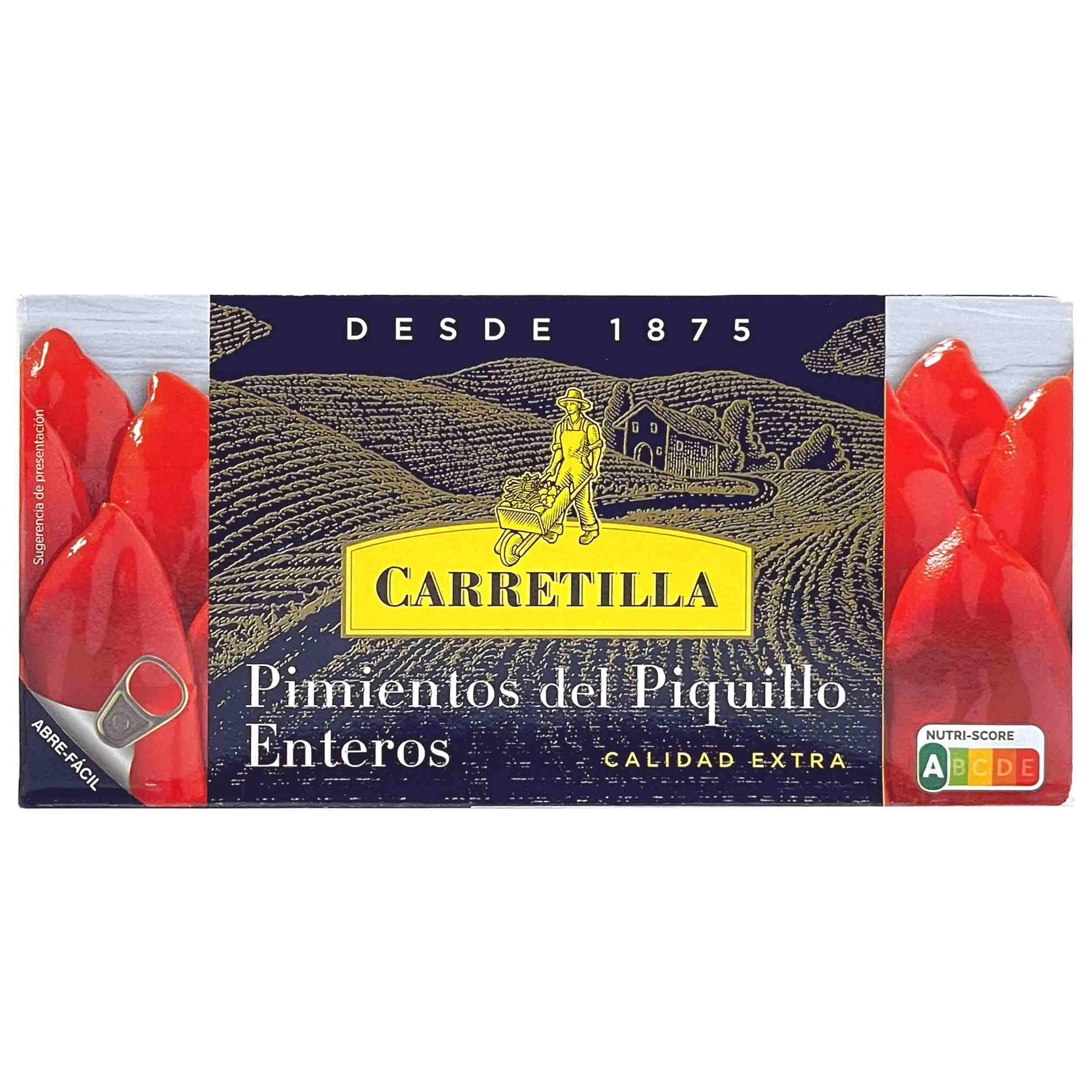 Carretilla Whole Piquillo Peppers 185g