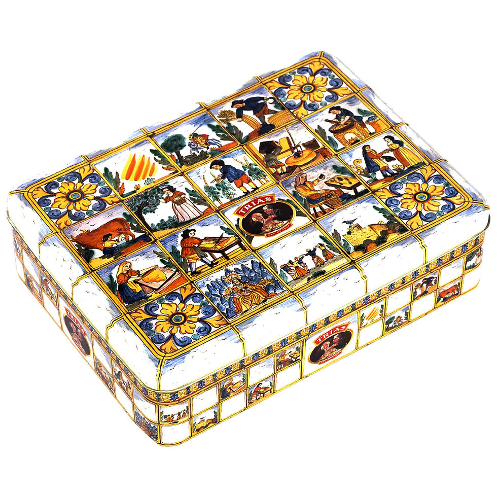 Thumbnail: Trias Biscuits Mosaics Tin