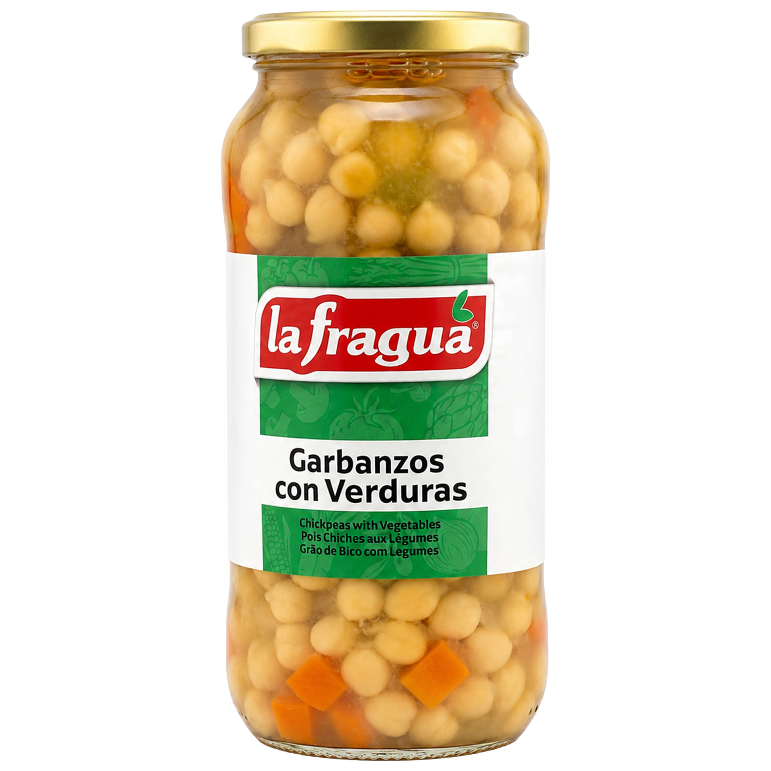 La Fragua Cooked Chickpeas "Garbanzos" with Vegetables in Brine