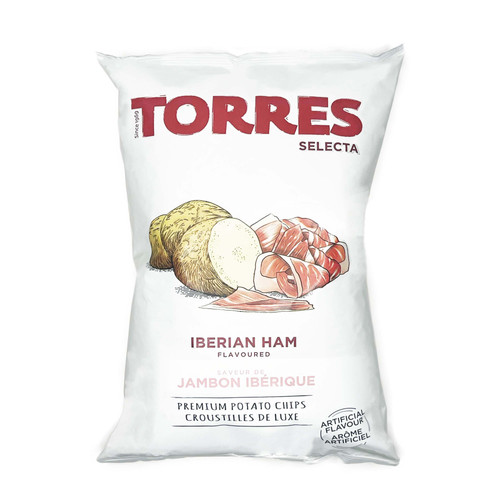 Iberian Ham Potato Chips Barcelona Gourmet