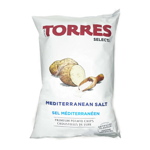 Mediterranean Salt Potato Chips Barcelona Gourmet