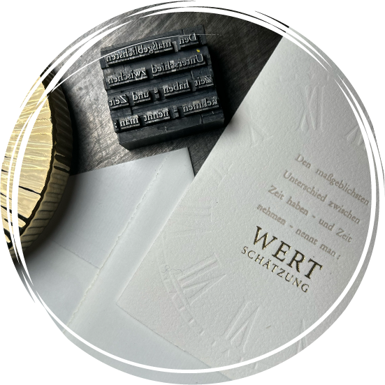 Karte Wertschätzung
