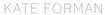 Kate Forman logo