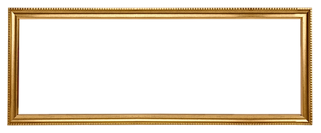 Gold picture frame rectangle