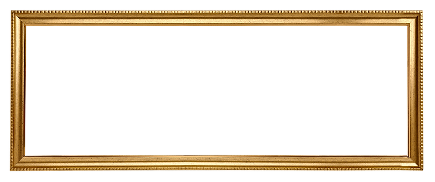Золотая рамка прямоугольник