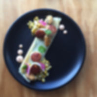 seared scallops, crepes, seafood, scratch made