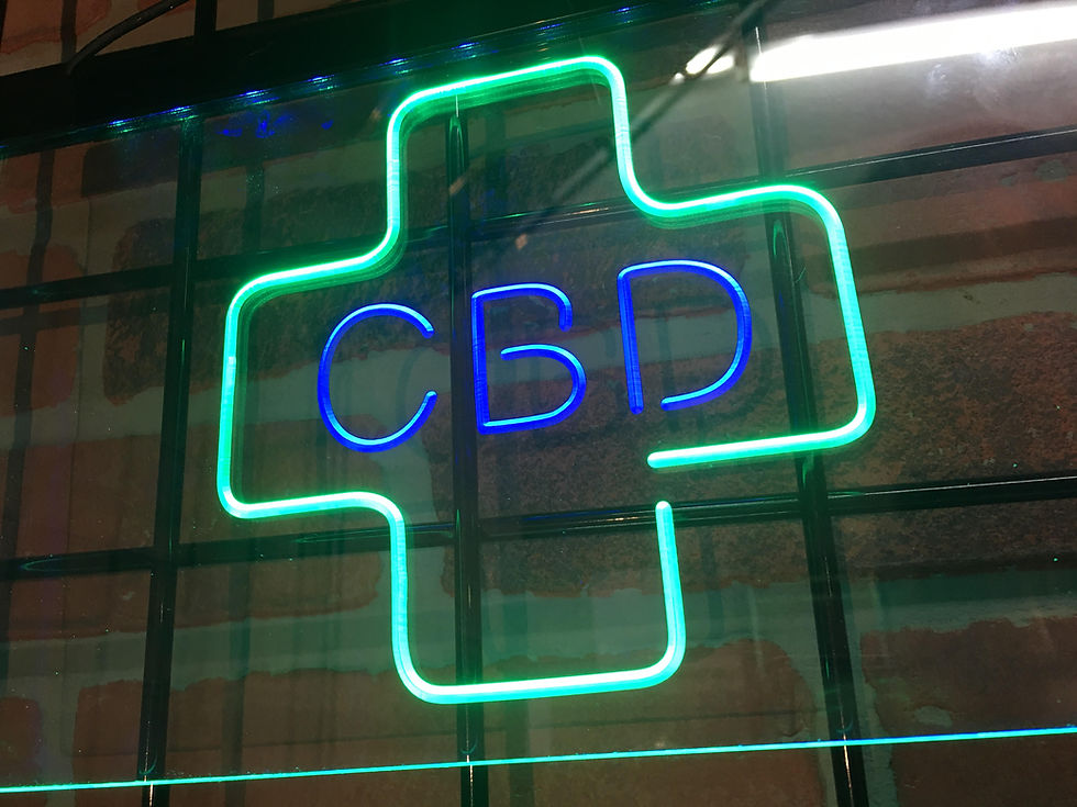 CBD neon sign