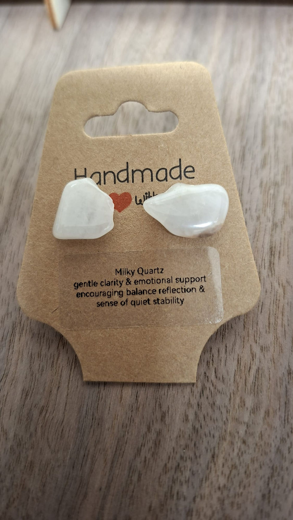 Thumbnail: Natural Healing Crystal earrings 