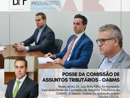 POSSE DA COMISSÃO DE ASSUNTOS TRIBUTÁRIOS - OABMS