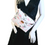 Thumbnail: Woman wearing black dress with a flamingo print tote bag AWESOMEROSE'S
