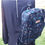 Thumbnail: Black backpack with blue design, Mathematics/2 ways carrying, on dark clothing with zipper AWESOMEROSE'S.
