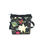 Thumbnail: Floral 2-tone canvas tote bag with AWESOMEROSE'S logo; black strap. White background.