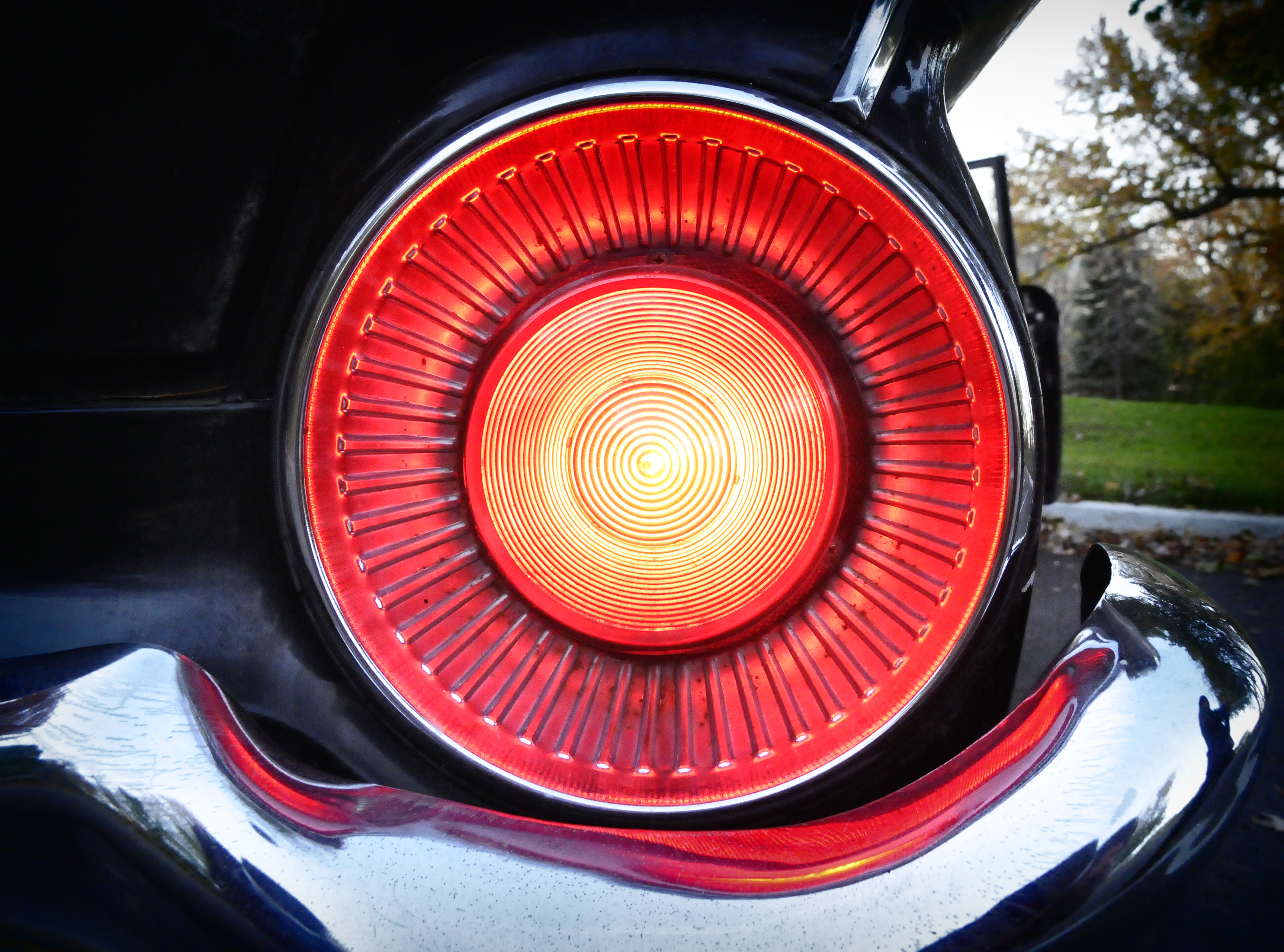 The red tail light