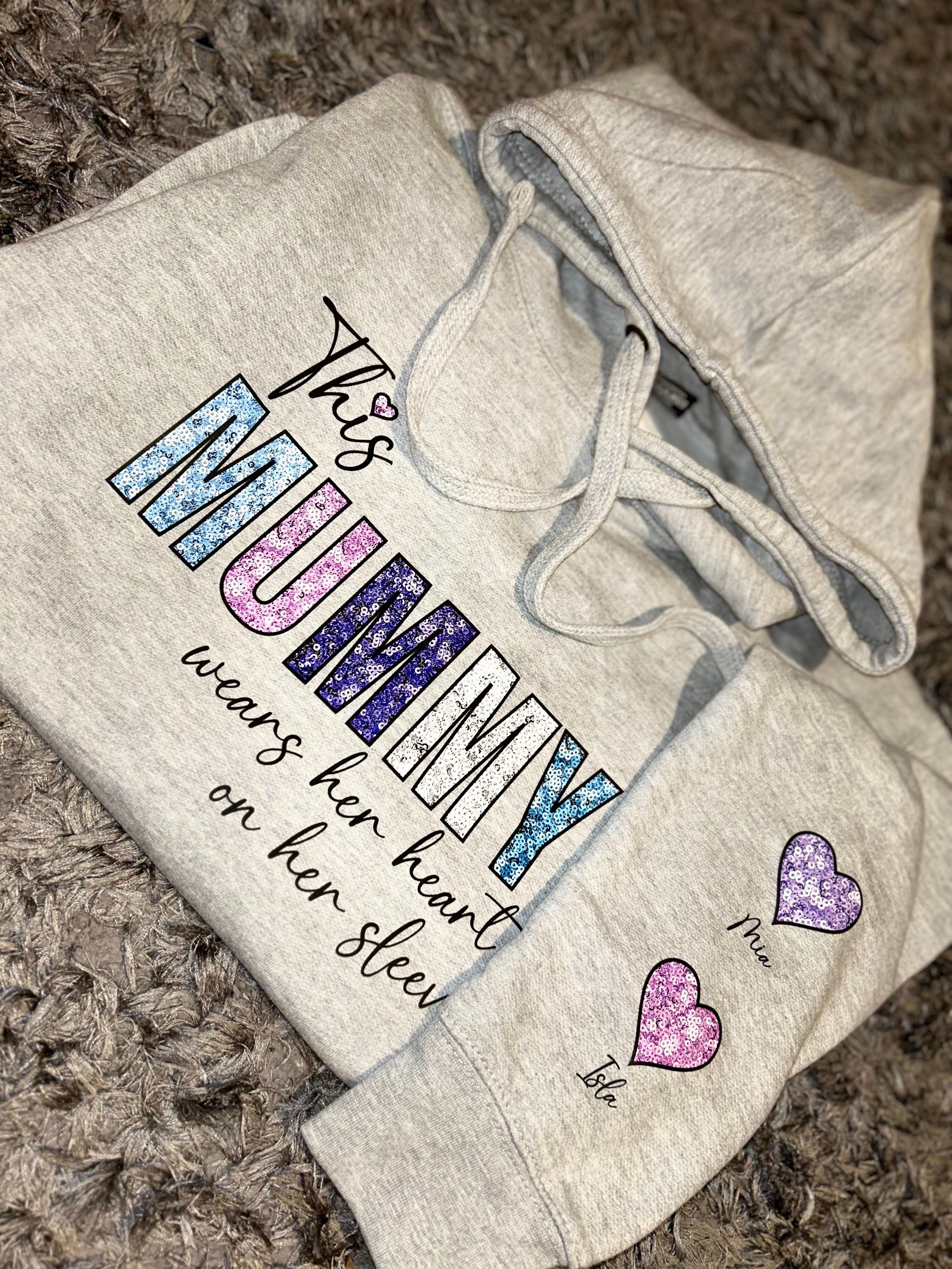 Wears her heart on her sleeve hoodie