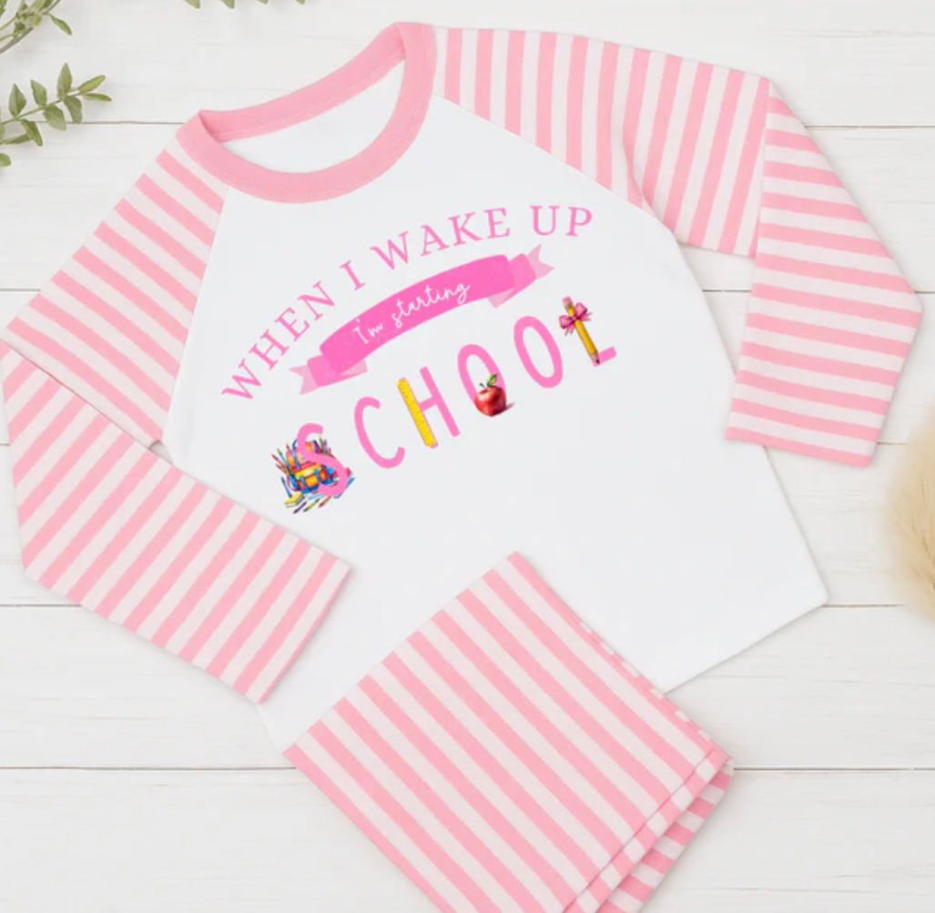 Back to school pyjamas 