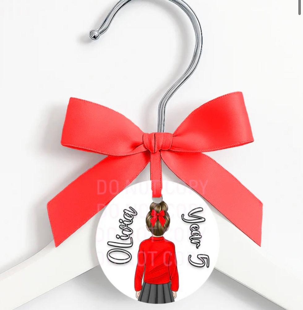 Thumbnail: My first school uniform hanger plaque 