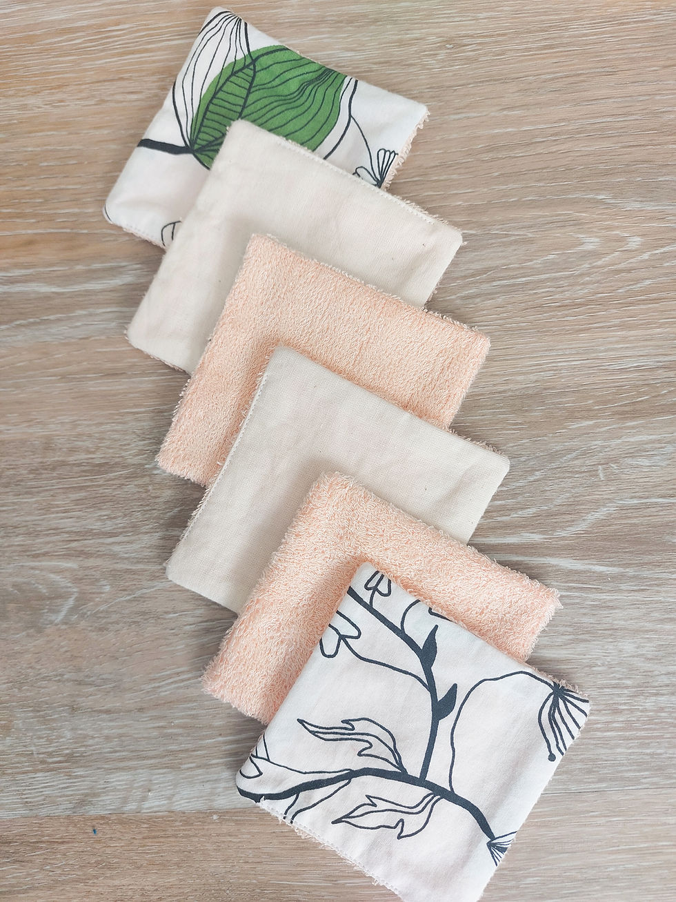 Miniature : Jolis oiseaux sur des lingettes lavables