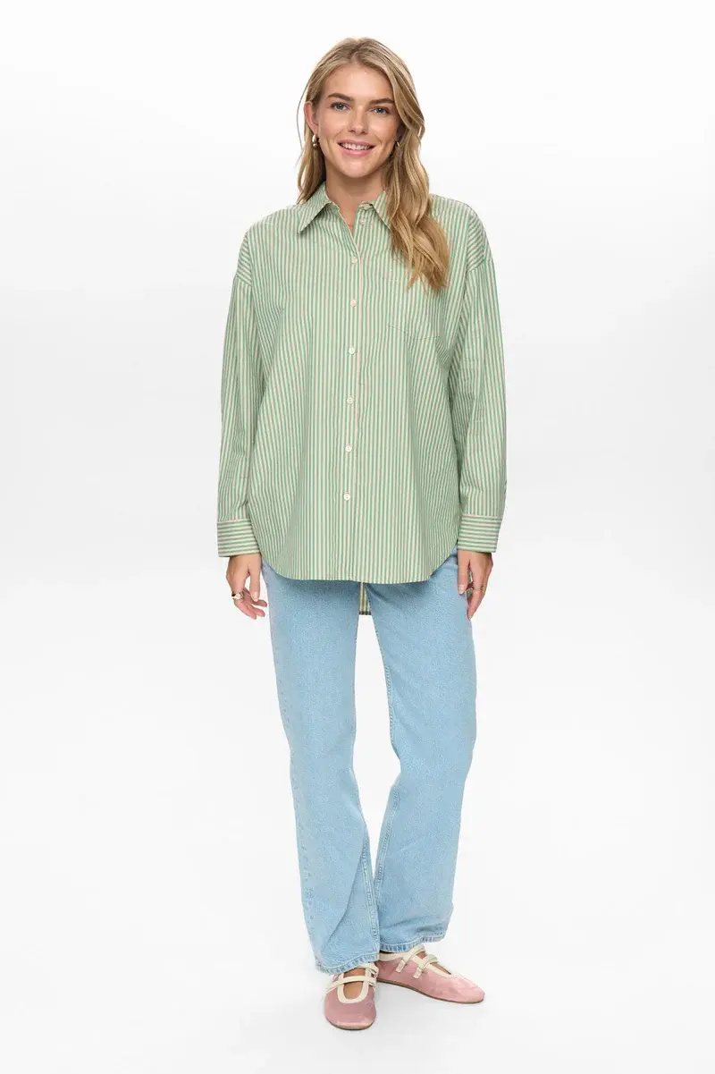 Thumbnail: Nümph NUHAILEY SHIRT Vibrant Green