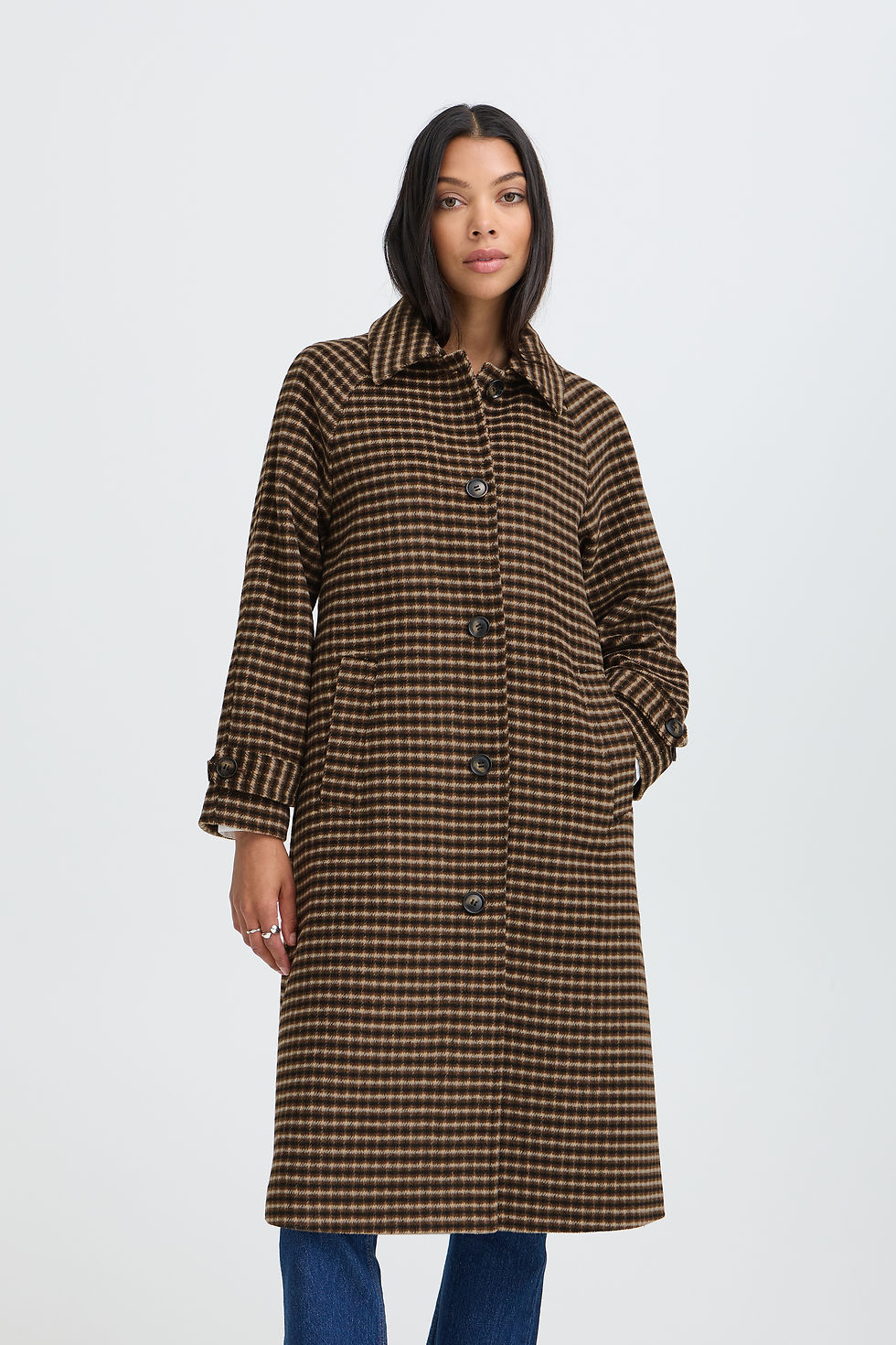Thumbnail: B.Young BYCAMIO Coat Olive Night Check