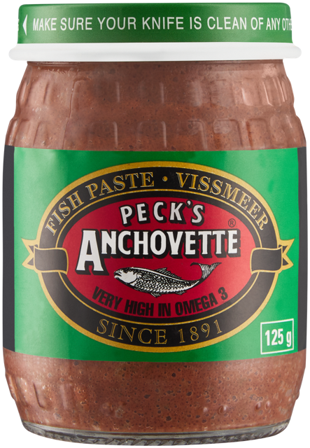 Peck's Anchovette Fish Paste - Classic South African Spread 125g