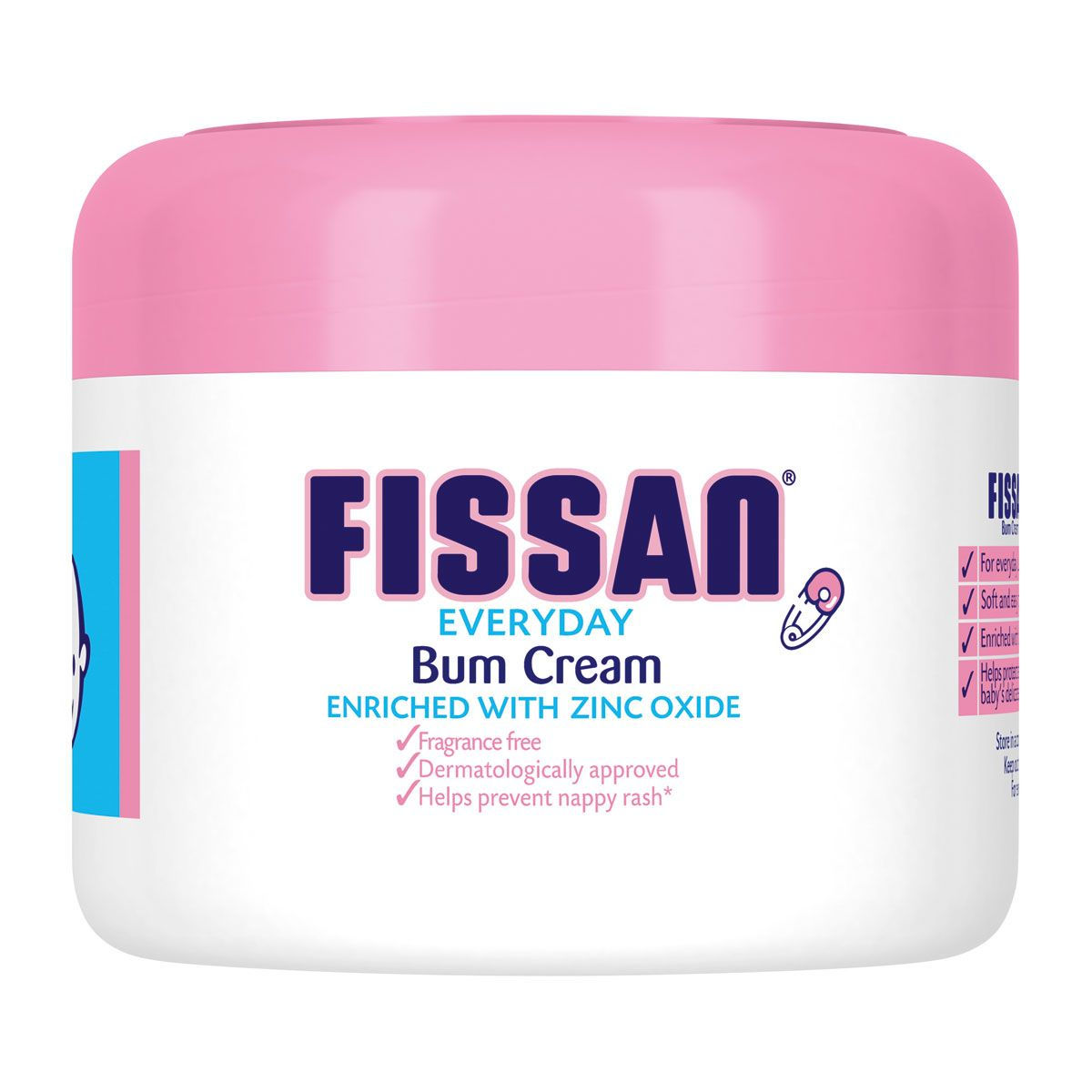 Fissan Zinc Oxide Baby Bum Cream, 250g - Nappy Rash Relief