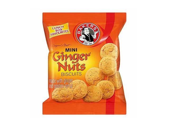 Bakers Mini Ginger Nut Biscuits 40g - South African Treat