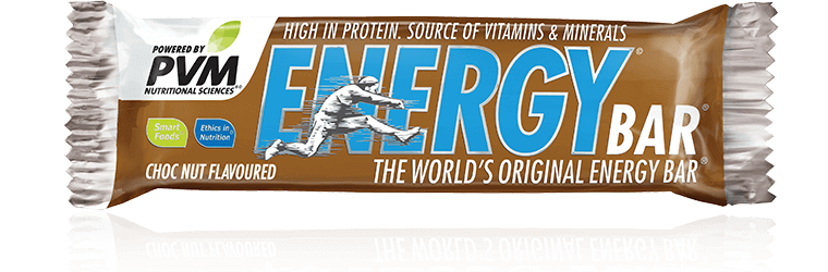 PVM Chocolate Nut Energy Bar, 45g - Protein & Vitamin Boost