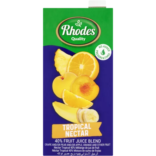Rhodes Tropical Nectar Juice Blend 1L - 40% Fruit Juice