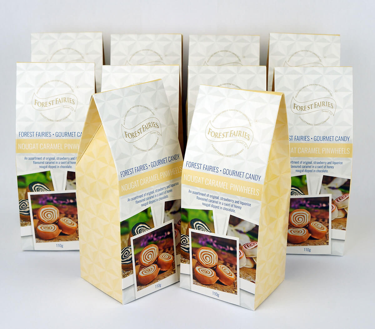 Nougat Caramel Pinwheels - Sweet Treats 110g