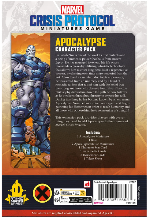 Apocalypse Charakter Pack: Der mächtige Mutant Apocalypse