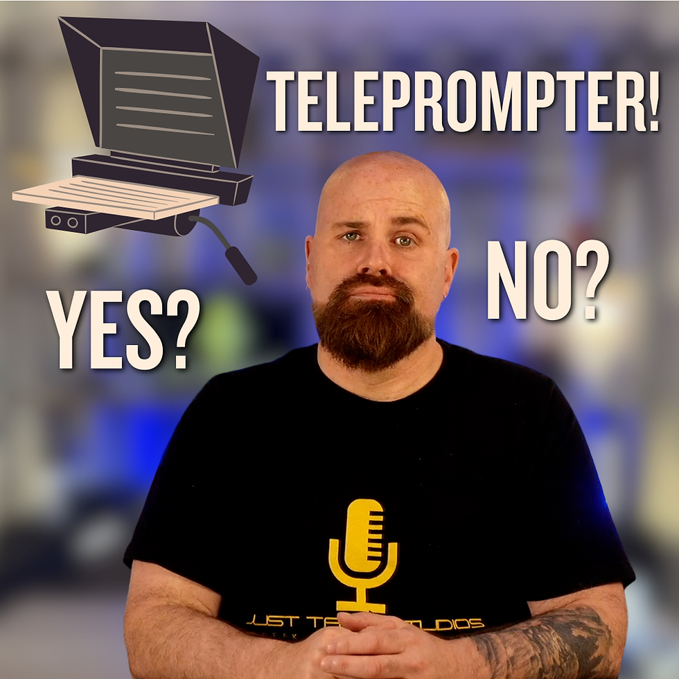 📺 Do You Actually Need a Teleprompter? When It Helps vs. Hurts