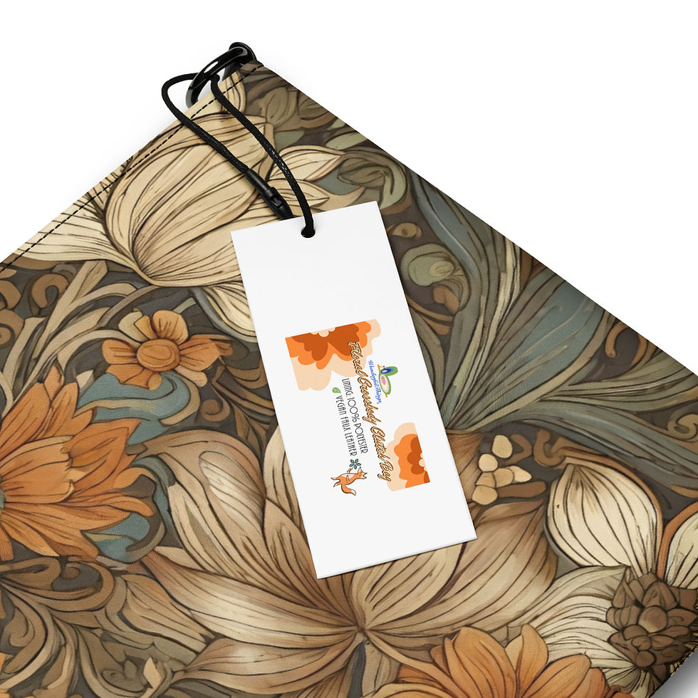 Miniatura: Bolso bandolera con estampado floral