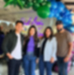 Founders of Palmetto standing together in front of thei Palo Alto location