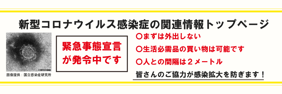新型コロナウィルス感染症に備えてVol.1
