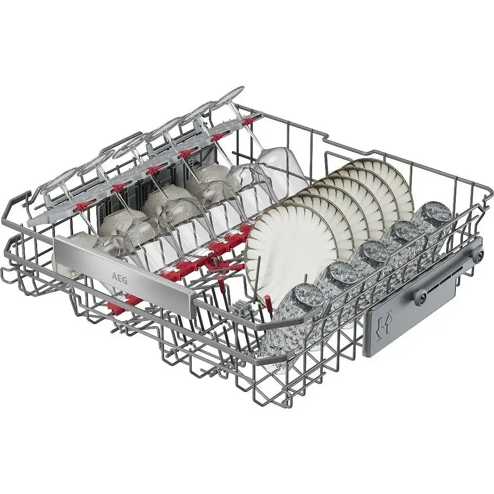 Thumbnail: AEG volledig geïntegreerde vaatwasser met besteklade A-10% 38 DB