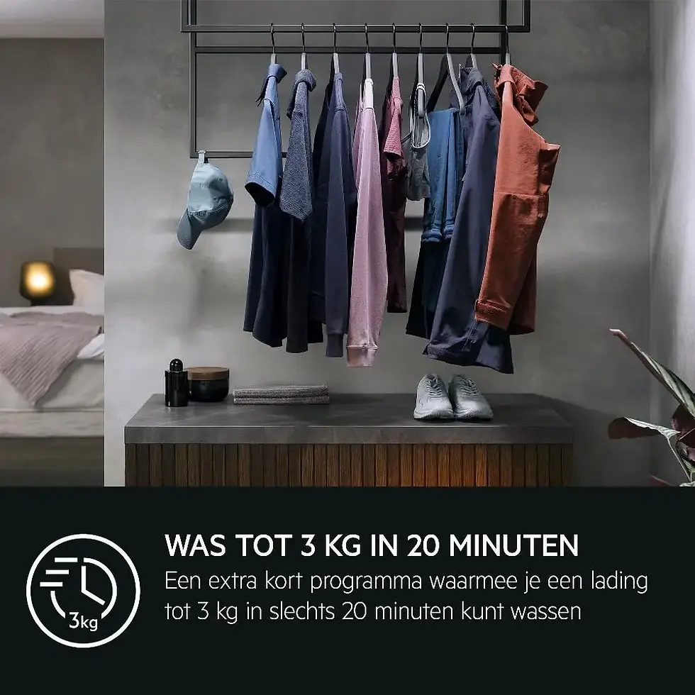 Thumbnail: AEG wasmachine 6000 serie 9 kg 1400 toeren