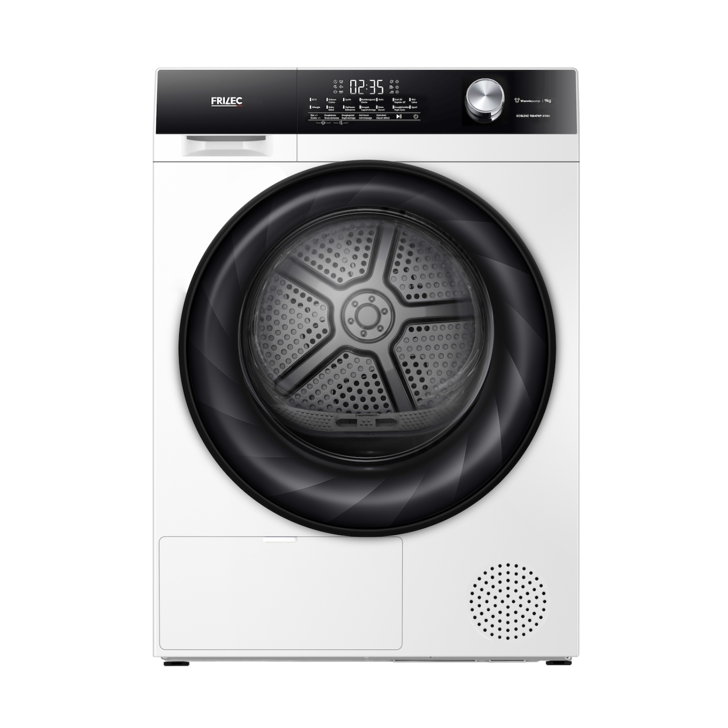 Frilec warmtepompdroger 9 kg 5 jaar garantie