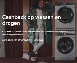 AEG cashback maart tm juni