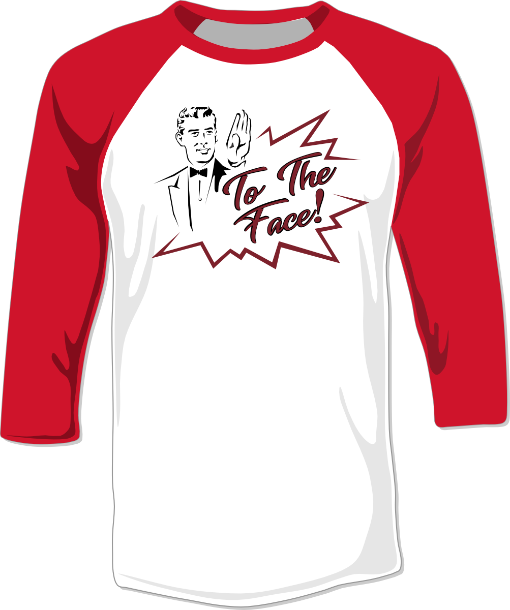 To The Face Quarter-Sleeve Tee