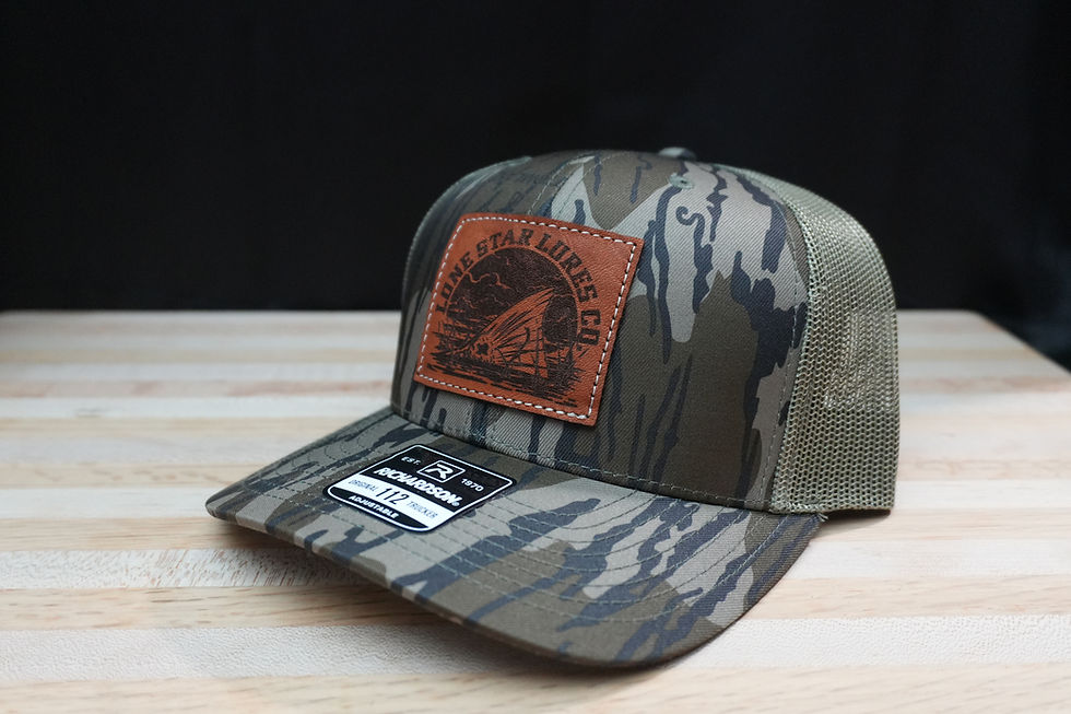Thumbnail: LSL Camo  Leather Patch Hats