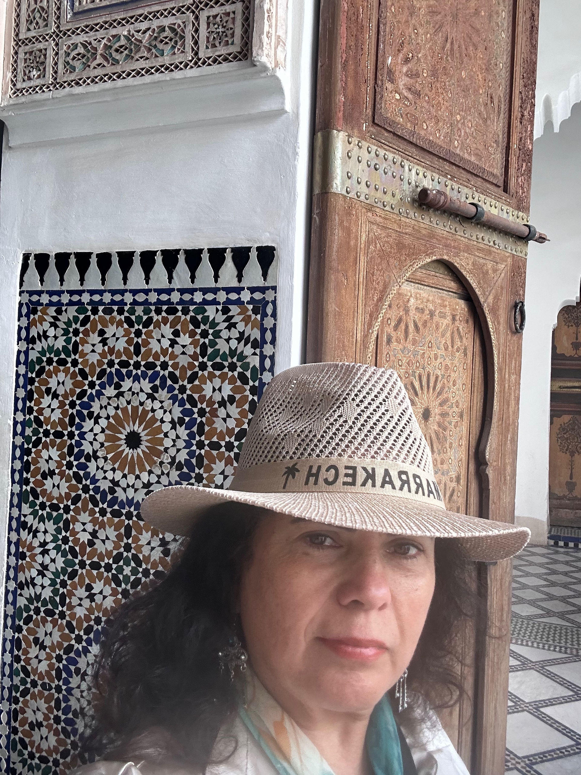 Passagem para o patio no Palais Bahia