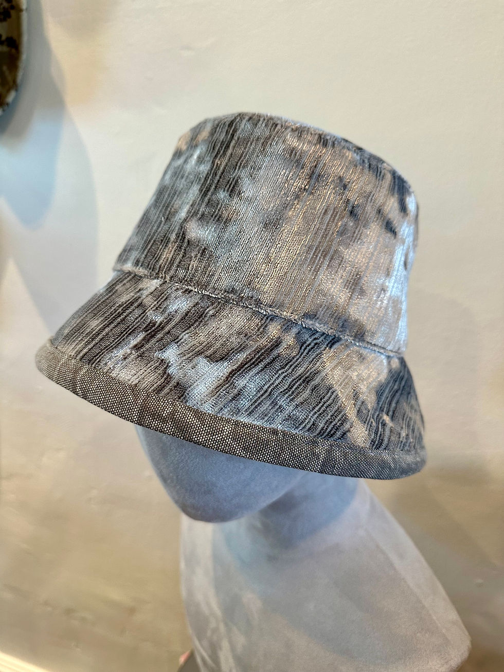 Gray/Silver Iridescent Chenille