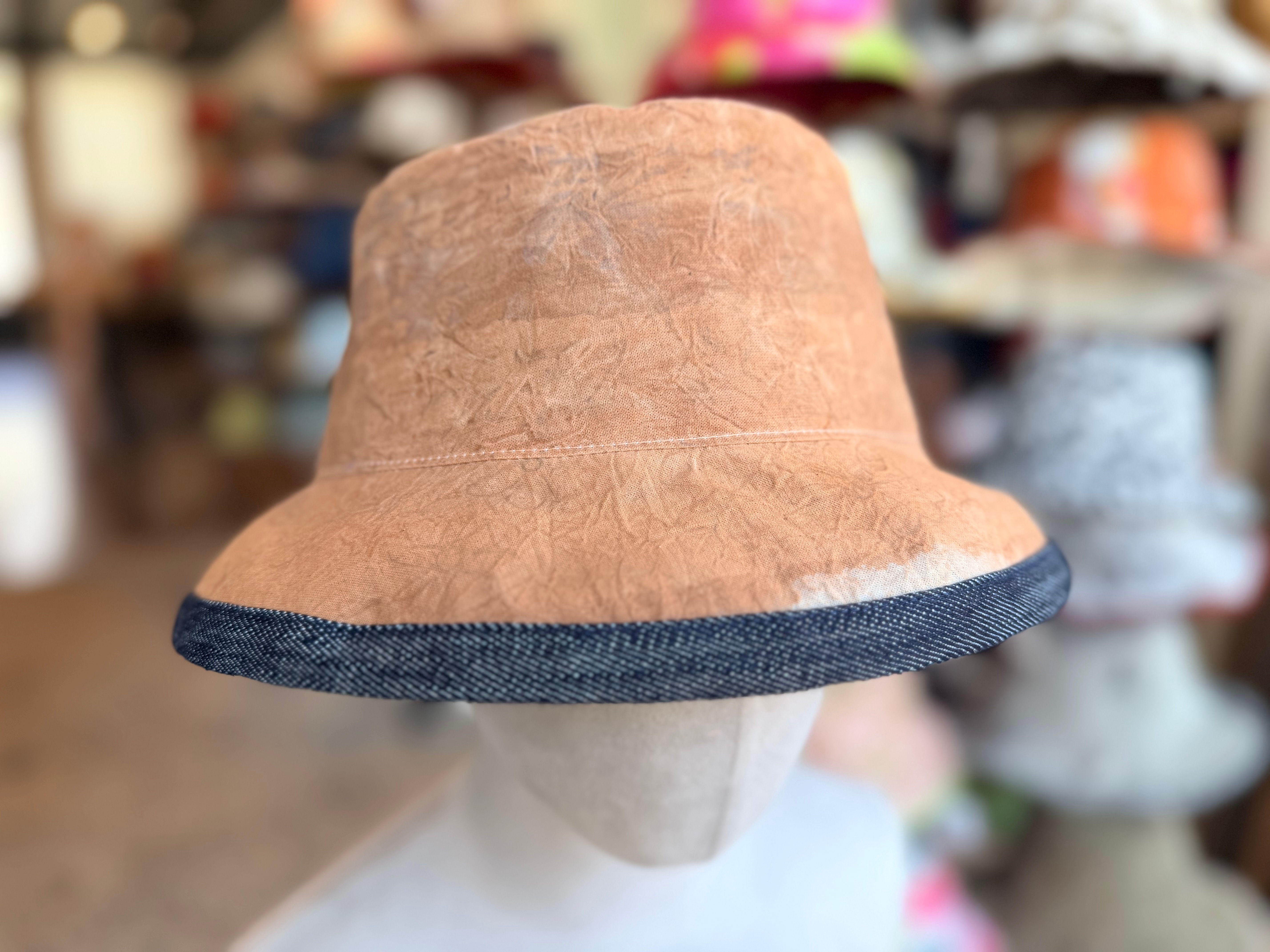 Artist Shelley Cade painted fabric-blue