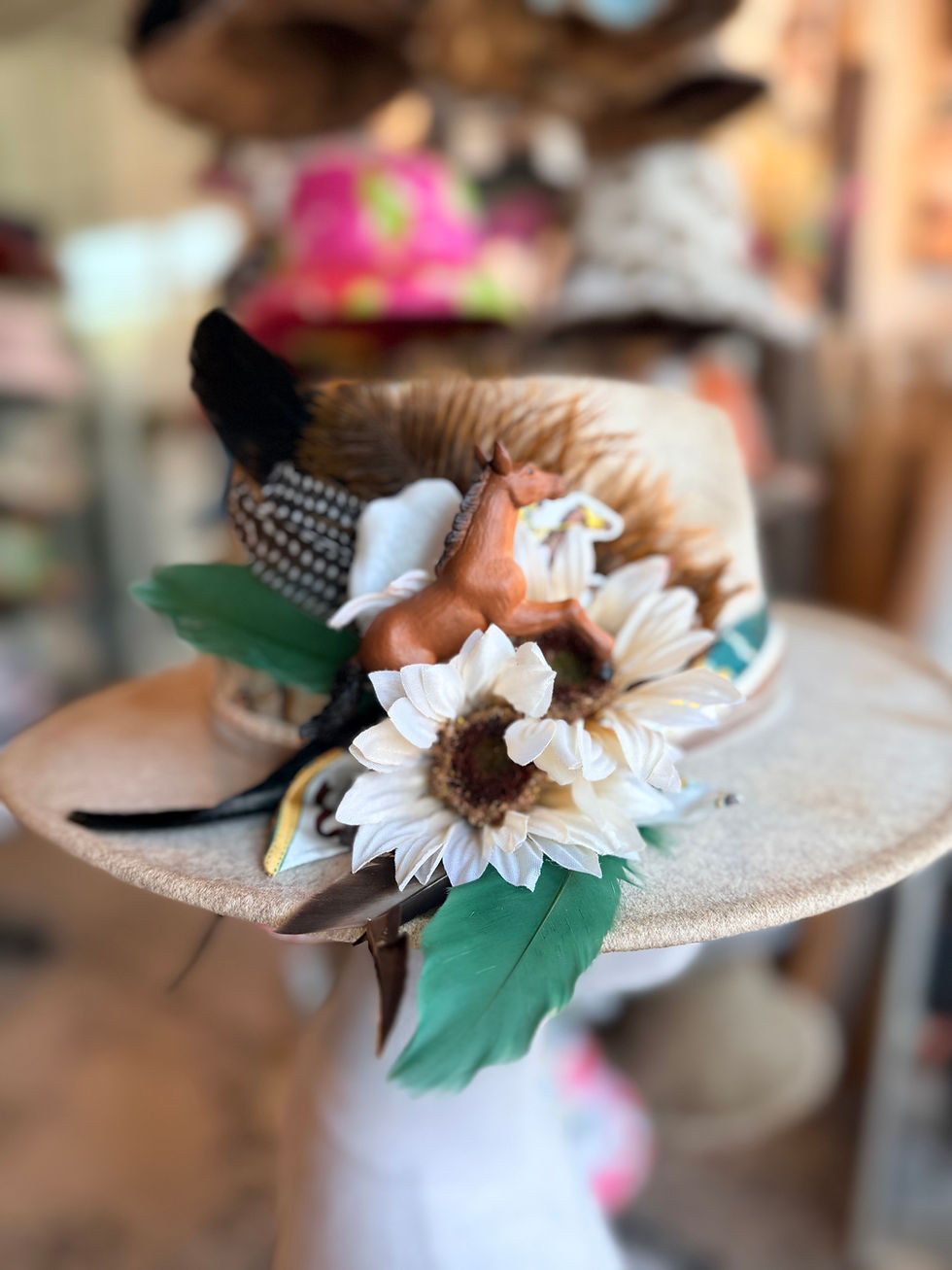 Thumbnail: Mane Attraction Burned Felt Hat