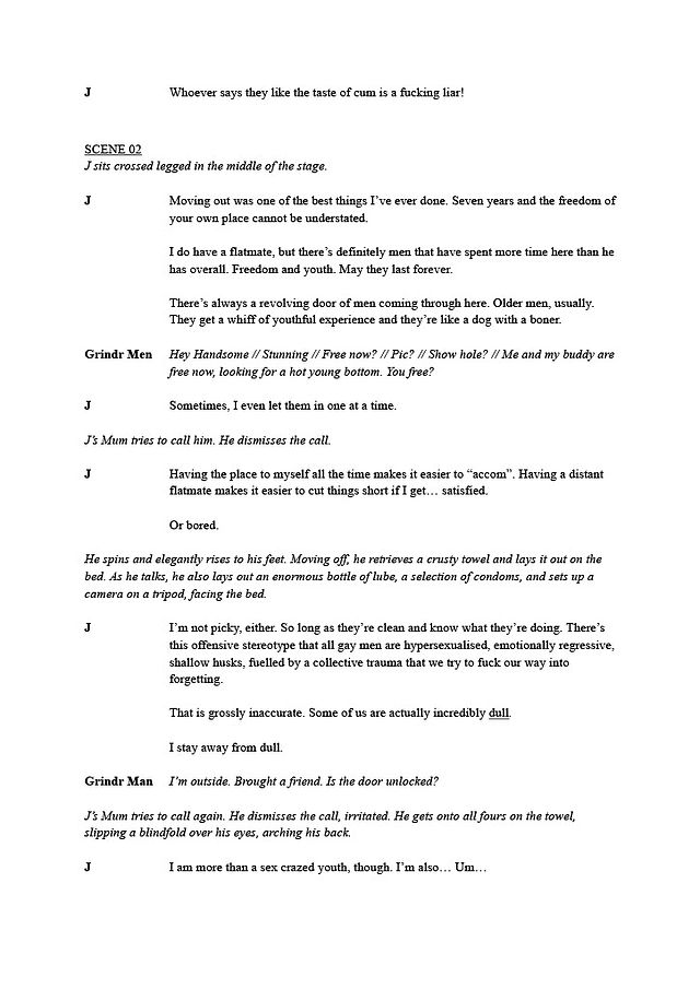 One Person Show, Version Two, Page 03
