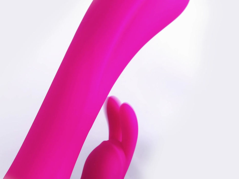 Miniatura: Silicone rabbit G-spot vibrator