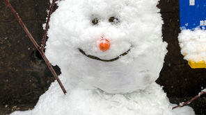 長崎は今日は雪だった♫