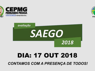 DIA 17 DE OUTUBRO - AVALIAÇÃO SAEGO 2018